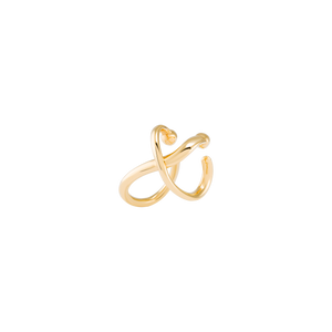 
                  
                    Load image into Gallery viewer, Interlinked Ear Cuff 18K Solid Gold
                  
                