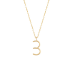 Number 3 Necklace - Wonther
