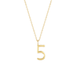 Number 5 Necklace - Wonther