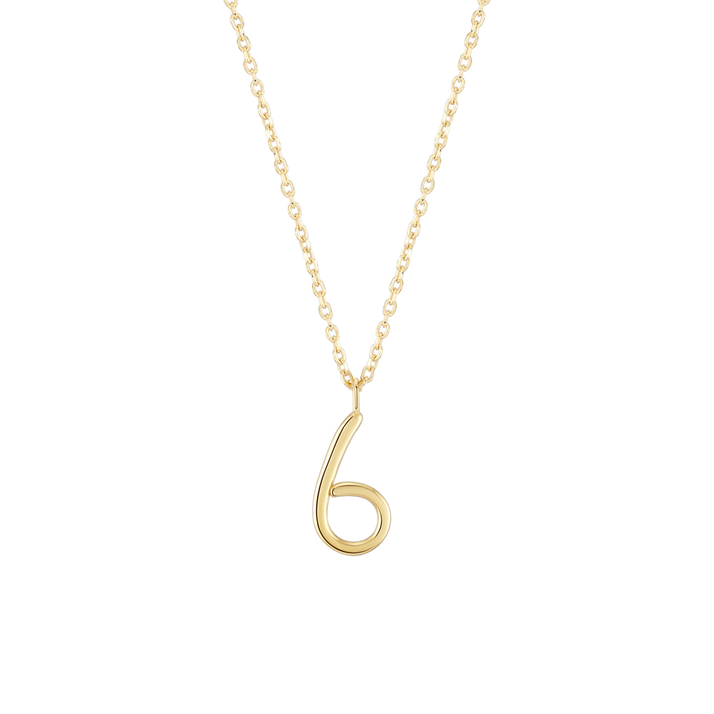 Number 6 Necklace - Wonther