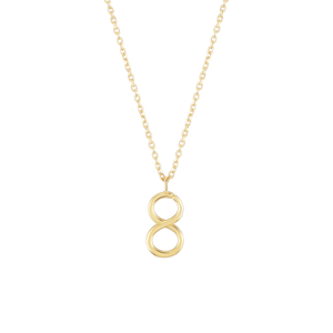 
                  
                    Load image into Gallery viewer, Number 8 Necklace - Wonther
                  
                