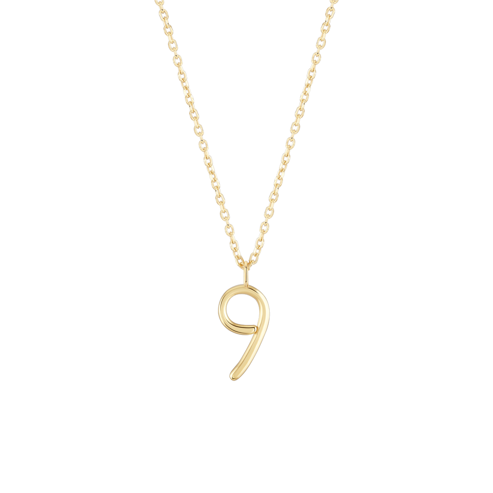Number 9 Necklace - Wonther