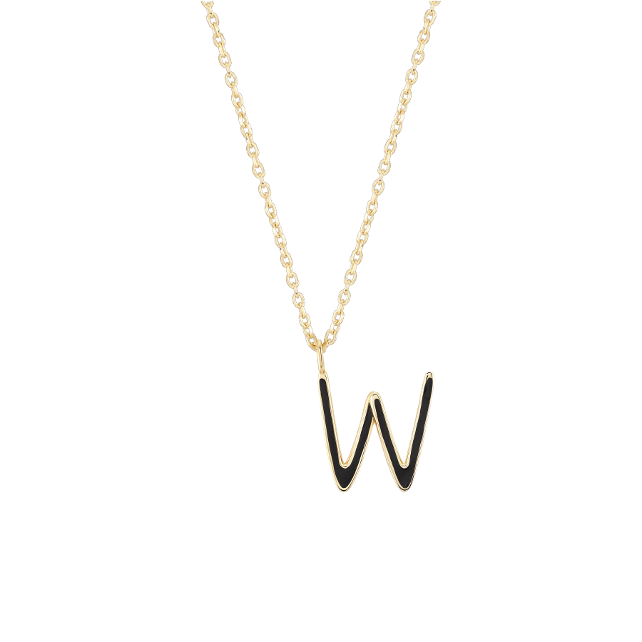 
                  
                    Load image into Gallery viewer, Initial W Necklace - Wonther
                  
                