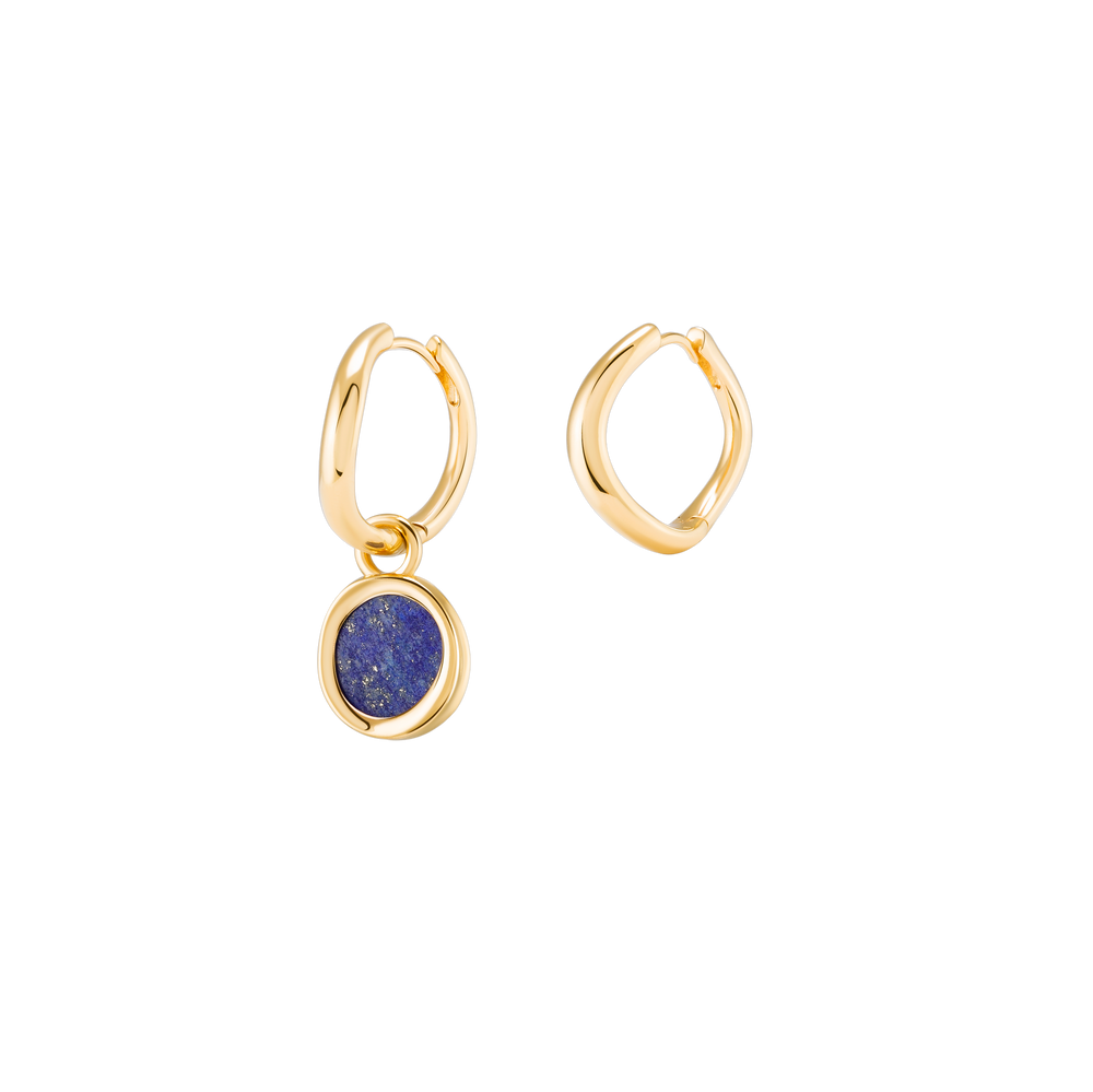 
                  
                    Load image into Gallery viewer, Boomerang Hoops 18K Solid Gold
                  
                