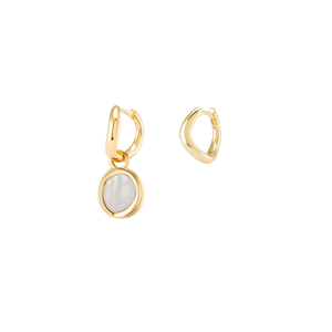 
                  
                    Load image into Gallery viewer, Boomerang Mini Hoops 18K Solid Gold
                  
                