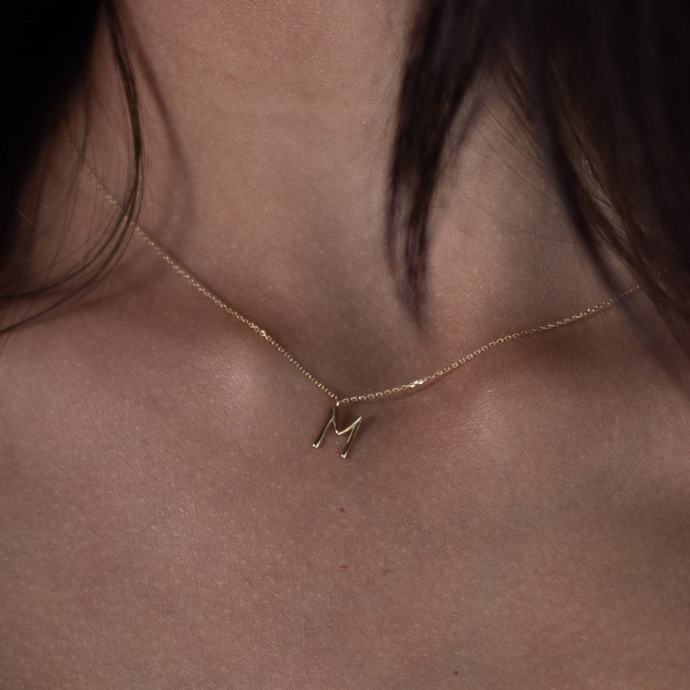
                  
                    Load image into Gallery viewer, Golden Initial A Necklace
                  
                
