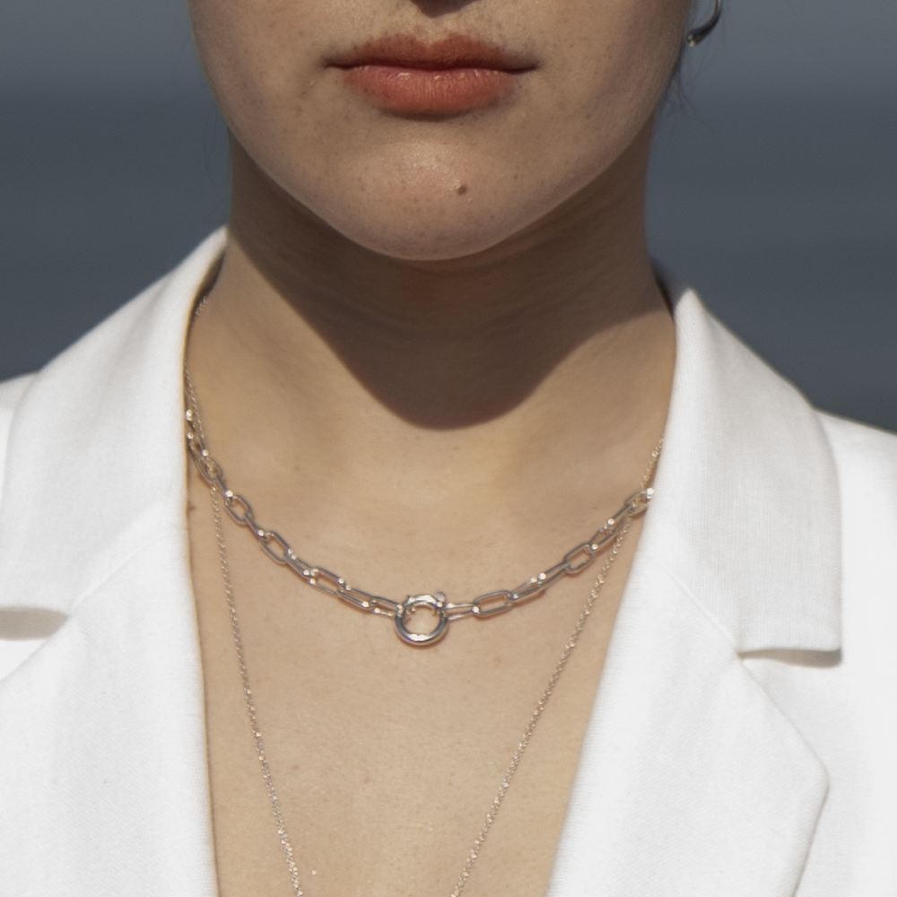 
                  
                    Load image into Gallery viewer, Life Link Necklace Silver
                  
                