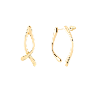 
                  
                    Load image into Gallery viewer, Double Boomerang Earrings Brincos Wonther 
                  
                