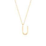 Initial U Necklace - Wonther