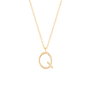 
                  
                    Load image into Gallery viewer, Initial Q Necklace - Wonther
                  
                