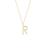 Initial R Necklace - Wonther