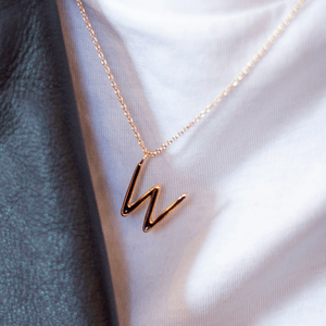 
                  
                    Load image into Gallery viewer, Initial W Necklace - Wonther
                  
                