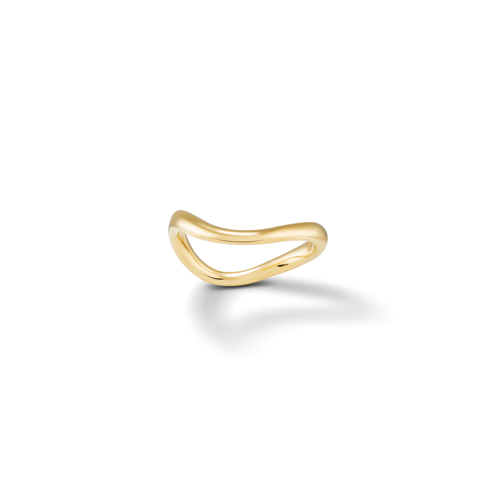 Wedding Band Love is Love Yellow Solid Gold