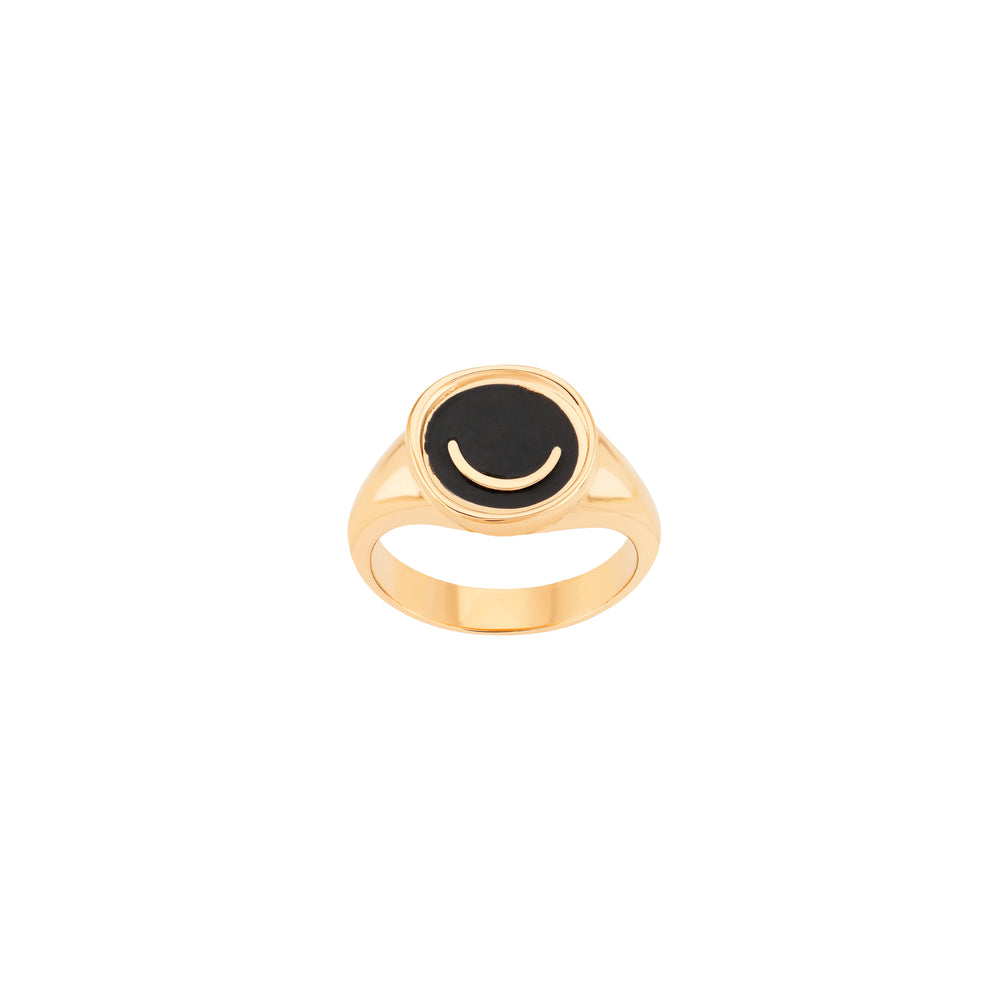 
                  
                    Load image into Gallery viewer, Happiness Signet Ring - Wonther
                  
                