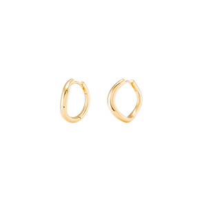 
                  
                    Load image into Gallery viewer, Boomerang Hoops 18K Solid Gold
                  
                