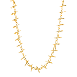 
                  
                    Load image into Gallery viewer, Interlinked Necklace 18K Solid Gold
                  
                